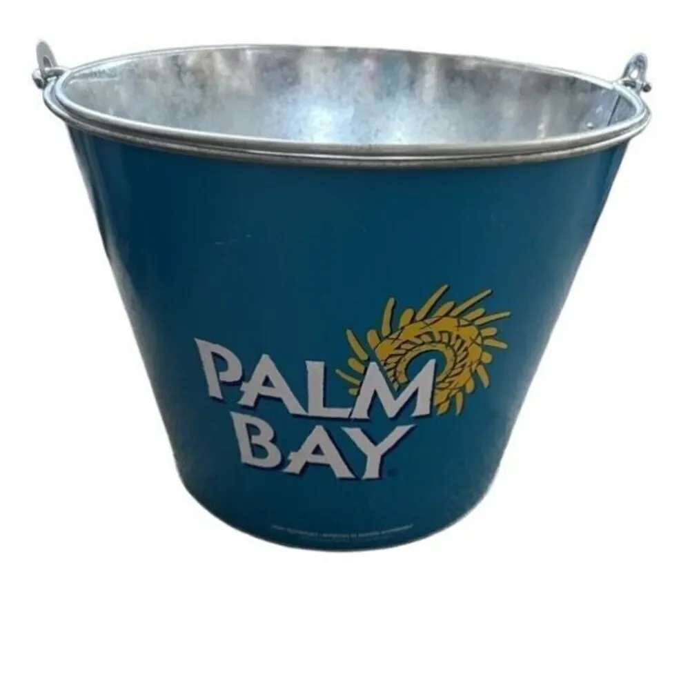 Palm Bay Alcoholic Beverage Metal Ice Bucket